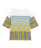 Gemengd grafisch t-shirt met korte mouwen wit MARSHMALLOW/wit MULTICO