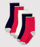Lot de 5 paires de chaussettes enfant fille variante 1