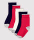 Lot de 5 paires de chaussettes enfant fille