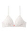 Soutien gorge triangle fille imprimé blanc LAIT/blanc MULTICO