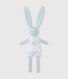 Doudou lapin imprimé