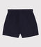 Short en jersey flammé enfant fille bleu SMOKING