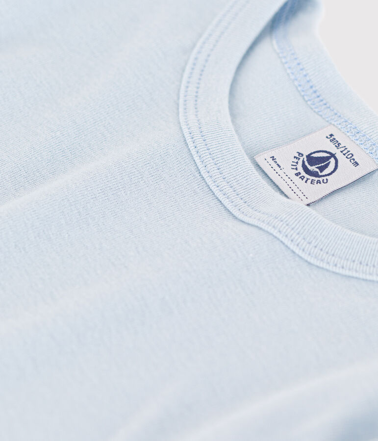 Katoenen T-shirt met lange mouw blauw GOMME