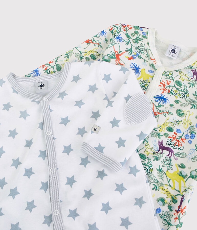 Set van 2 katoenen pyjama's multicouleur