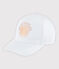 Cap twill voor meisjes wit MARSHMALLOW