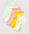 Lot de 5 paires de chaussettes basses enfant fille variante 1