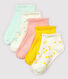 Lot de 5 paires de chaussettes basses enfant fille
