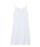 Chemise à bretelles femme coton/laine/soie wit Lait