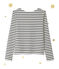 Marinière femme décolletée dans le dos. Petit bateau x Marie-Agnès Gillot beige COQUILLE/blauw SMOKING