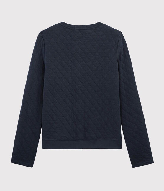 Cardigan en tubique matelassé Femme bleu SMOKING