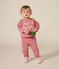 Fleece sweatshirt voor baby's roze ROSEWOOD