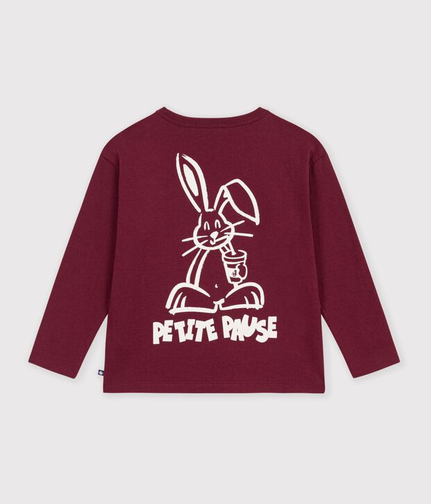 T-shirt met lange mouwen en motief voor kinderen TRUFFE