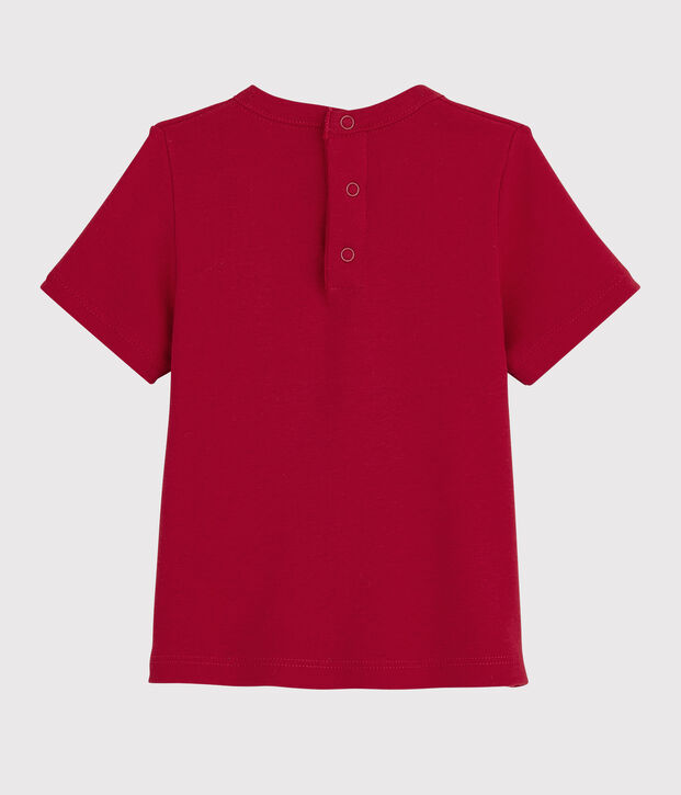T-shirt babymeisjes met korte mouwen rood