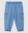 Pantalon en denim clair bébé garçon bleu DENIM CLAIR
