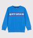 Sweater in molton voor jongens
