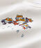 Tee-shirt manches courtes à motif bébé garçon blanc MARSHMALLOW