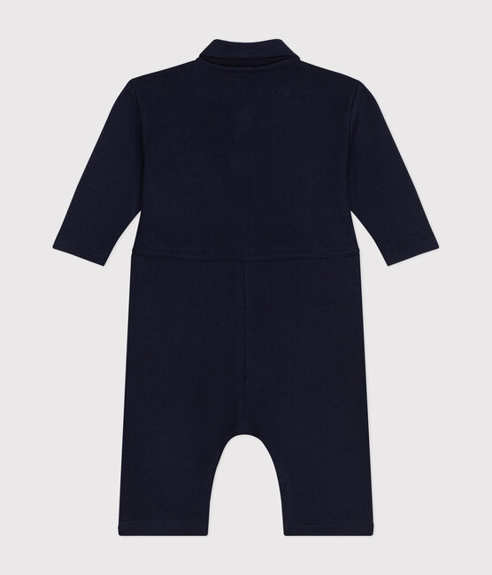 Lang pakje van fleece voor baby's blauw SMOKING