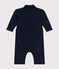 Lang pakje van fleece voor baby's blauw SMOKING