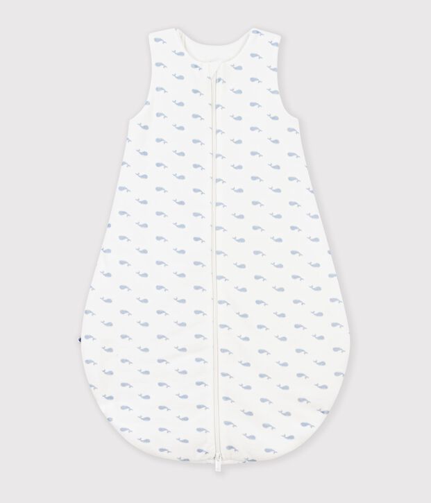 Gigoteuse b&eacute;b&eacute; en velours imprim&eacute; baleines TOG 3 bleu/bleu