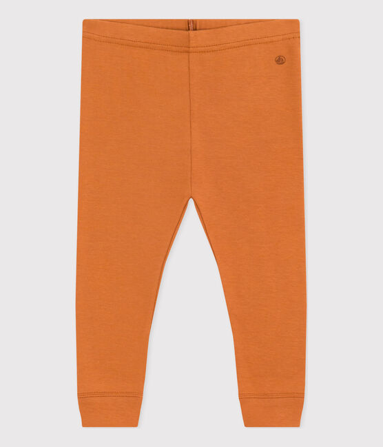 Legging en coton bébé marron ECUREUIL