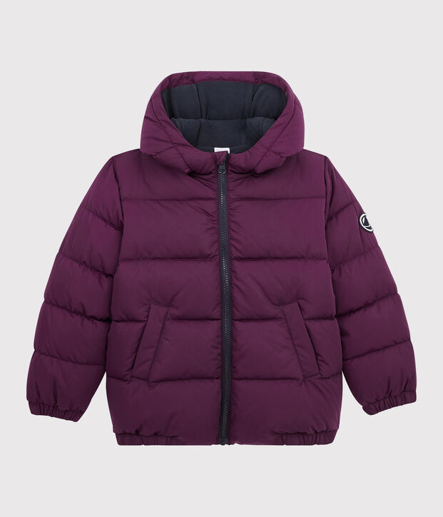 Donsjack kinderen jongens purper