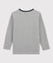 T-shirt met zeefdruk jongens kinderen grijs SUBWAY CHINE