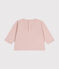 Katoenen T-shirt met lange mouw voor baby's roze SALINE