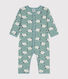 Pyjama sans pieds imprimé en coton bébé