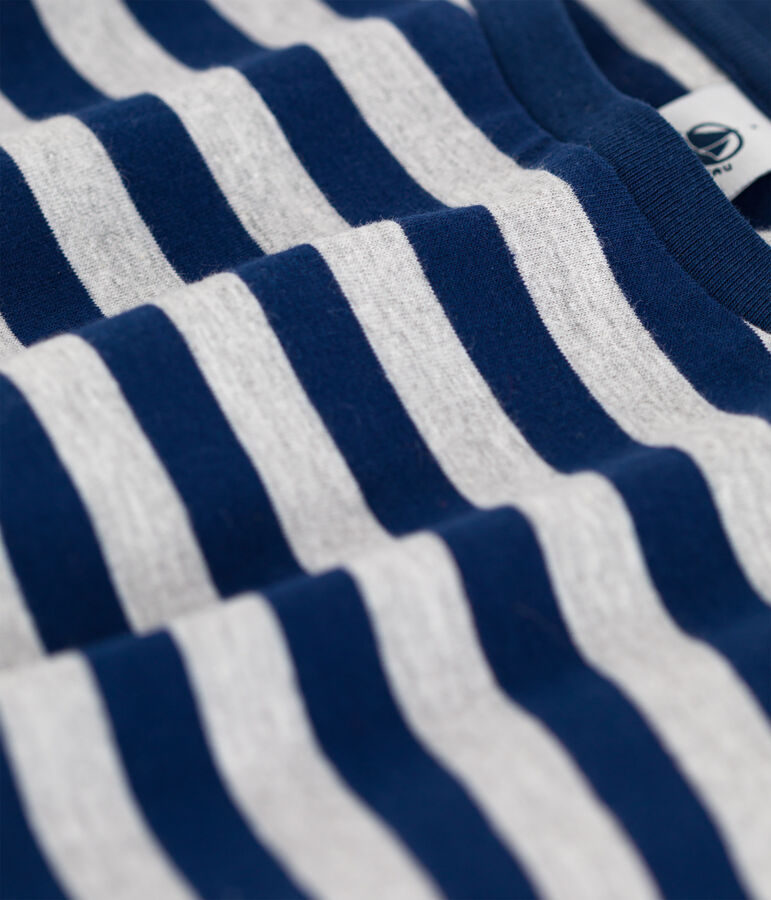 T-shirt LE BOXY en coton Femme bleu/gris