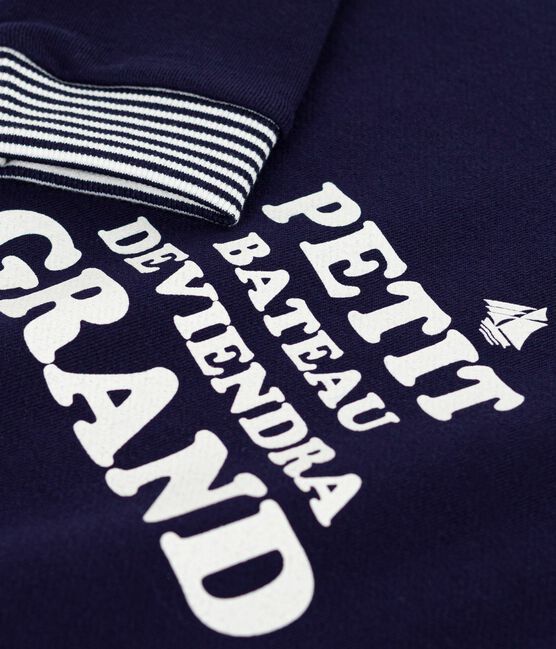 Sweatshirt enfant en coton imprimé SOIR