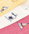 Set van 3 katoenen jongenshemdjes Petit Bateau X Snoopy variante 1