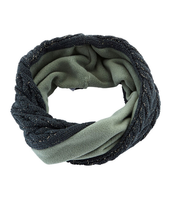 Meisjessnood in wolmix groen SHERWOOD/geel DORE