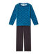 Pyjama garçon en bouclette velours