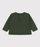 Sweatshirt in molton voor baby's groen AVORIAZ