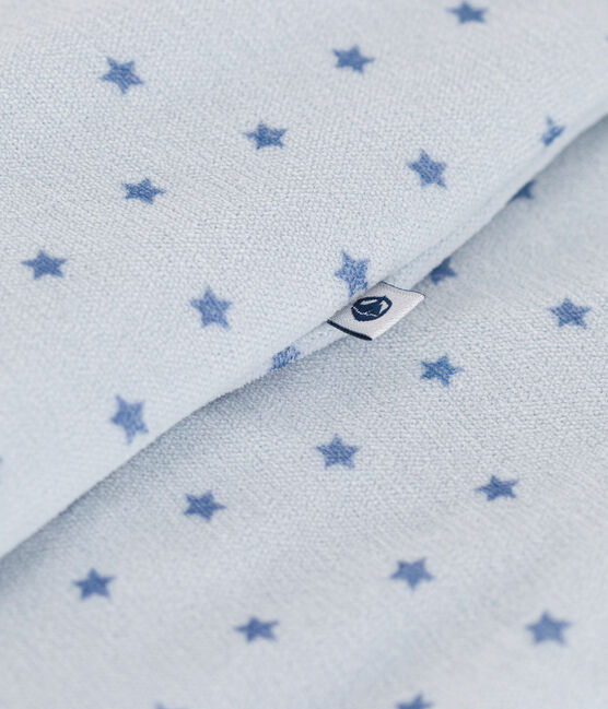 Fluwelen bodypyjama met sterretjes voor baby's blauw GOMME/ BEACH