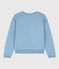 Sweatshirt van molton voor dames blauw AZUL