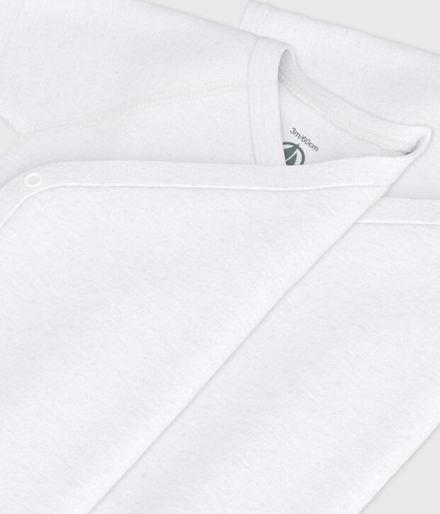 Set van 2 effen katoenen body's met korte mouwen multicouleur