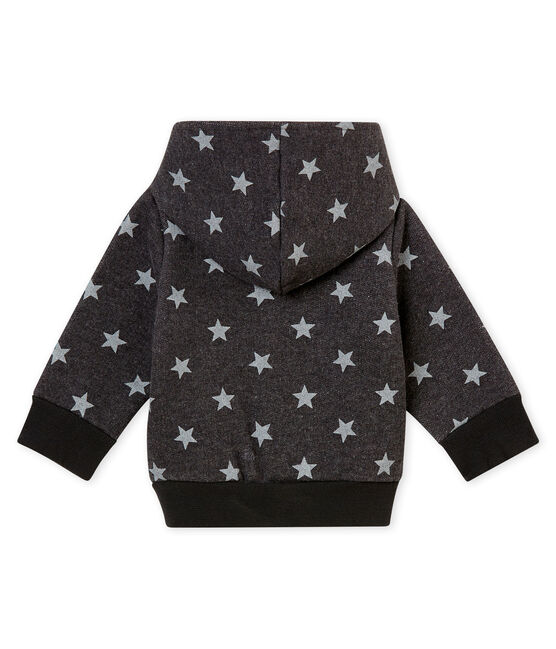 Sweatshirt à capuche bébé garçon imprimé noir CITY/gris GRIS