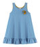 Robe enfant fille bleu RIYADH/blanc MARSHMALLOW