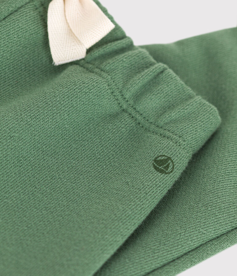 Fleece babybroekje groen