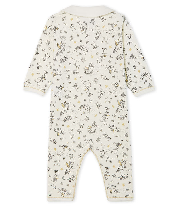 Dors bien sans pieds b&eacute;b&eacute; fille en c&ocirc;te blanc/multicouleur