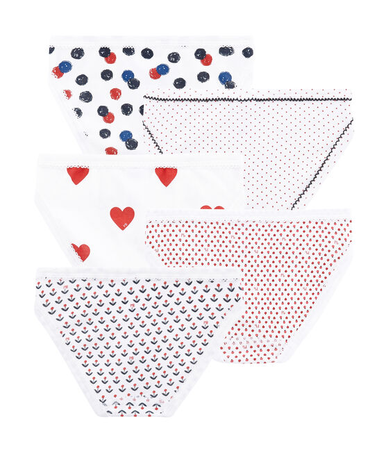Lot de 5 culottes petite fille variante 1