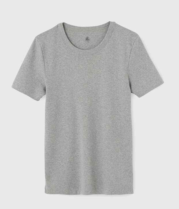 T-shirt met korte mouwen Heren. grijs