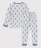 Pyjama en velours  enfant gris POUSSIERE/ ROVER