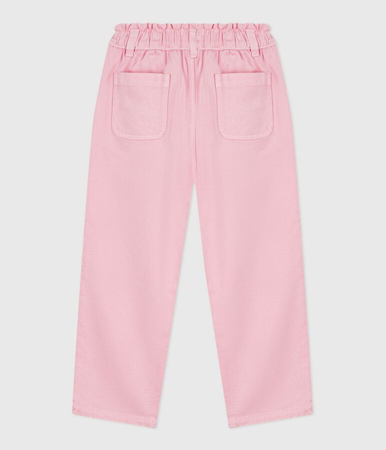 Katoenen kinderbroek roze