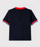 Katoenen T-shirt met korte mouwen voor babyjongens blauw SMOKING