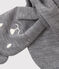 Dubbelzijdige babysjaal van microfleece grijs SUBWAY CHINE