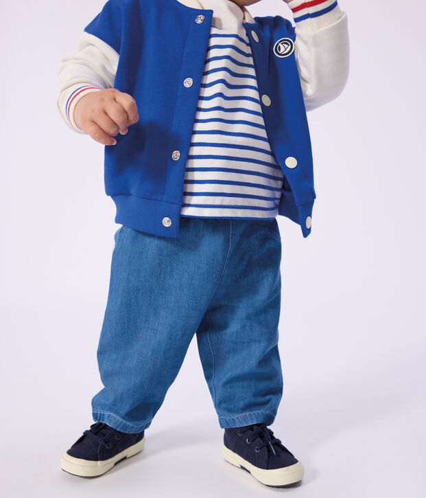 Pantalon en denim l&eacute;ger b&eacute;b&eacute; bleu