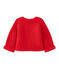 Uniseks babycardigan rood TERKUIT
