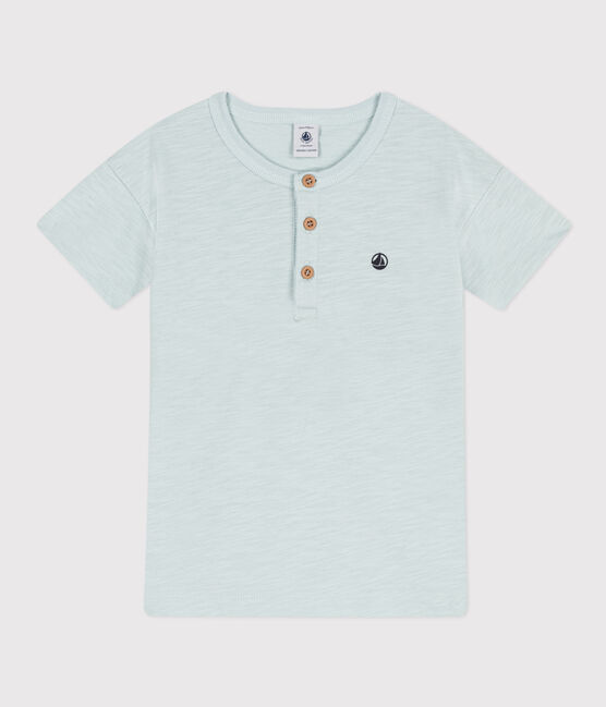 Katoenen T-shirt met korte mouwen voor jongens groen BULLE
